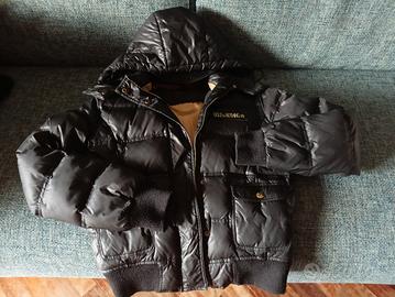bomber in vera piuma d'oca