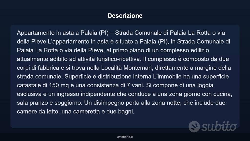 Appartamento – Palaia, Forcoli - Vista 4