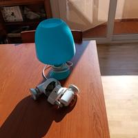 lampada da comodino più 2 faretti