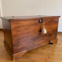 Cassa panca in legno