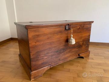 Cassa panca in legno