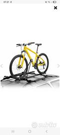 Portabici tetto con barre