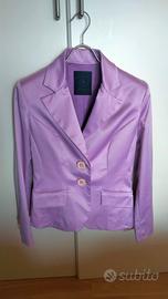 Blazer corto avvitato in raso Peperosa taglia 40