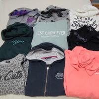 + di  60 pezzi:felpe, shirt, pantaloni, shorts