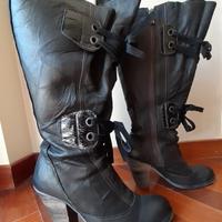 Stivali da donna in pelle e vernice EXCLA' origina