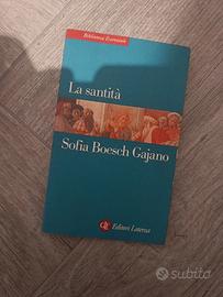libro La santità Sofia Boesch Gajano