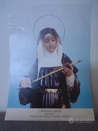 Santino grande di Santa Rita da Cascia Agostiniana