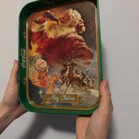 Vassoio Vintage Coca-Cola Natalizio - Babbo natale
