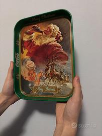 Vassoio Vintage Coca-Cola Natalizio - Babbo natale