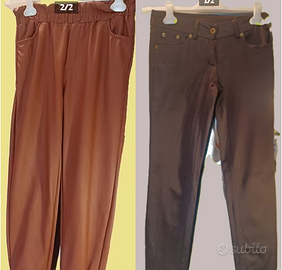 Set n.2 pantaloni donna taglia S modelli assortiti