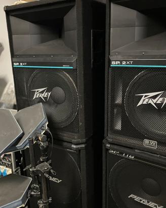 Impianto 3 vie Peavey 3600W made in USA mai usato