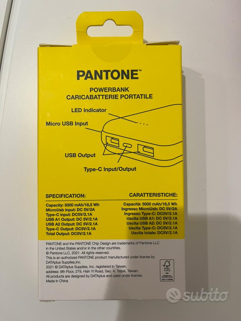 Caricatore USB Auto 2.1A Pantone - Giallo