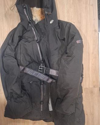 Parka Peuterey uomo XL – piuma d’oca, pelliccia na