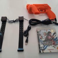 Set TIME CRISIS 4 + PISTOLA Guncon 3 + SENSORI-PS3