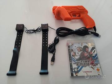 Set TIME CRISIS 4 + PISTOLA Guncon 3 + SENSORI-PS3