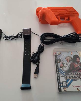 Set TIME CRISIS 4 + PISTOLA Guncon 3 + SENSORI-PS3