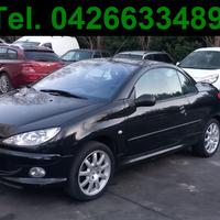 Ricambi usati PEUGEOT 206 CC 1.6 BENZINA 16V - NFU