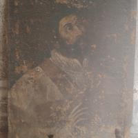 antico dipinto a olio su tela