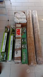 gazebi e arelle in bamboo