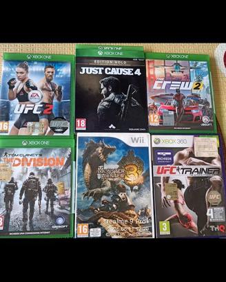Giochi Xbox Just case 4 + crrew 2 + wii