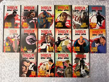 Lotto Diabolik Nero su Nero 1-16 completi