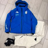 Set Kappa fisi giacca pantalone M sci