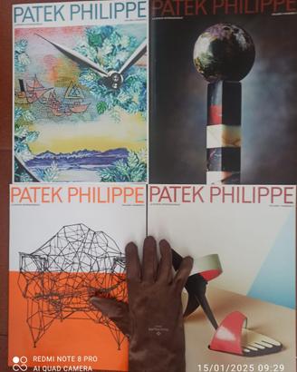 Riviste Patek Philippe + Guanto orologiaio