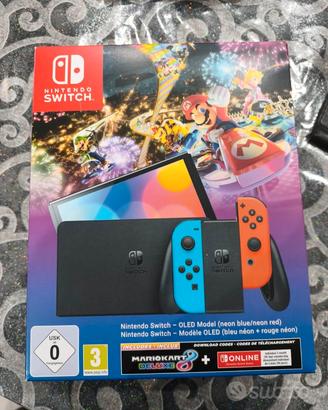 Nintendo switch OLED+ Mario kart 8 Deluxe 