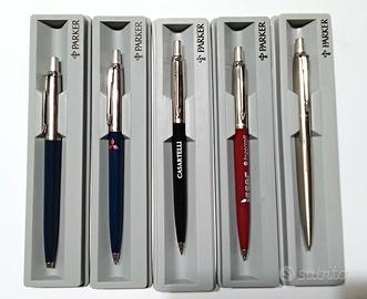 Lotto 5 penne a sfera " Parker Jotter " logate