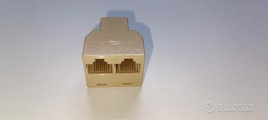 Adattatore sdoppiatore di rete RJ45 – 1 Maschio /