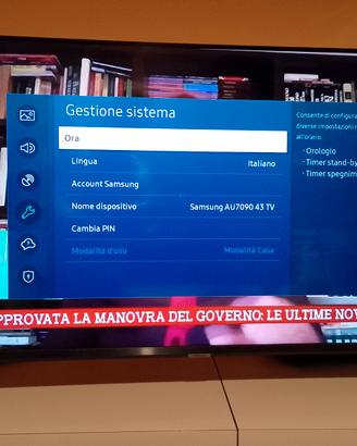 TV Samsung 43"