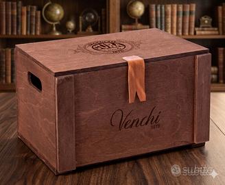 Rara Cassa in Legno Venchi 1878 - Edizione "Cuba"