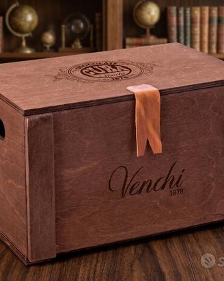 Rara Cassa in Legno Venchi 1878 - Edizione "Cuba"