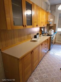mobile cucina vintage legno massiccio 
