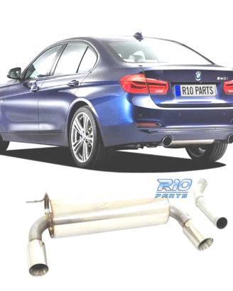 SCARICO SPORTIVO BMW F30 316 320 325 LOOK M DOPPIA
