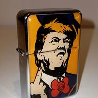 accendino "Angry Donald" Trump street artist TvBoy