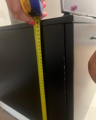 Mobile porta TV nero opaco