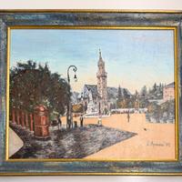 Quadro olio su tela Bolzano Alto Adige Südtirol