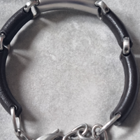 Breil bracciale in pelle e acciaio