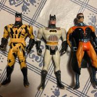Set action figure batman e robin giochi anni 80-90