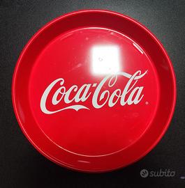 Vassoio Coca Cola da bar rosso