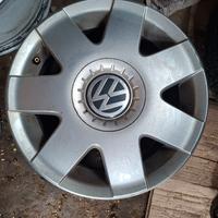4 cerchi raggio 15 pollici volkswagen 5 fori polo