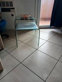 tavoli in cristallo  fontana arte