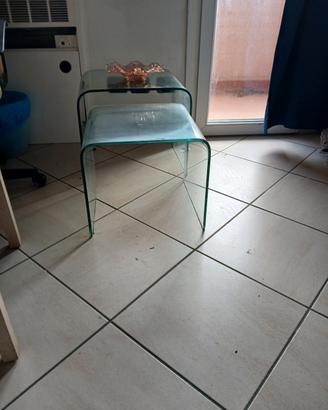 tavoli in cristallo  fontana arte