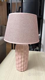 Lampada da tavolo in ceramica con paralume