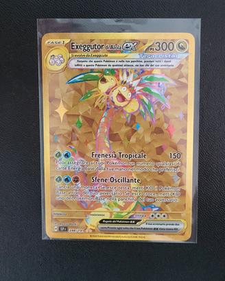 Carta Pokemon Exeggutor di Alola Ex di Scintille 
