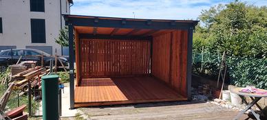 gazebo in legno lamellare 4x4 