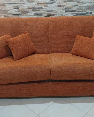 Divano letto arancione - comfort, 1 piazza e mezzo