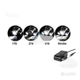 Torcia lampada ricaricabile 3 led frontale led 500
