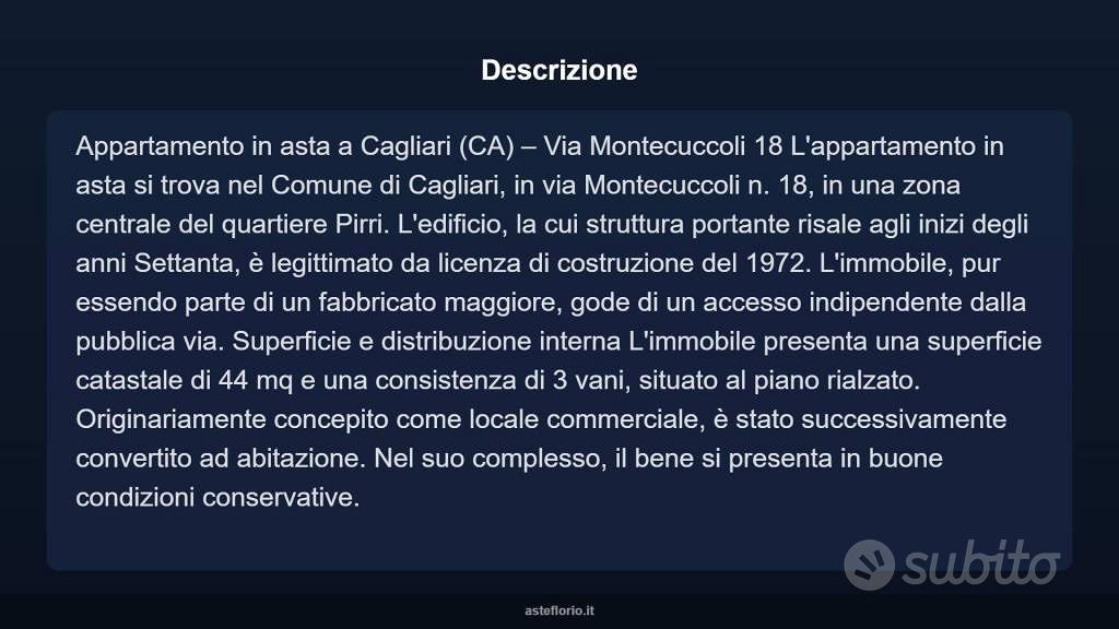Appartamento – Cagliari, Santa Rosalia, Pirri - Vista 4